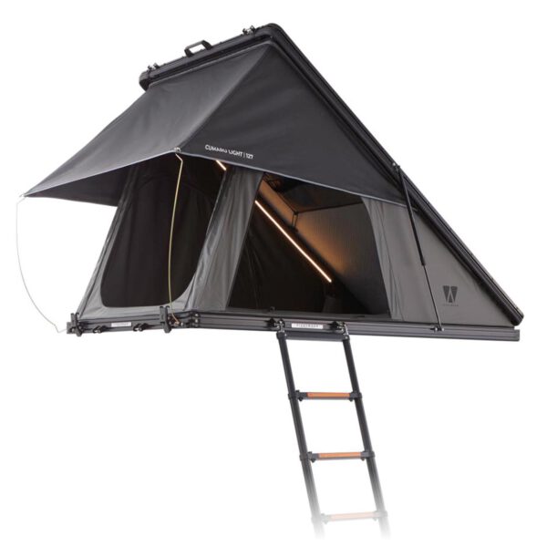 VICKYWOOD Alu‑Triangle Hartschalen Dachzelt CUMARU LIGHT 127 ECO